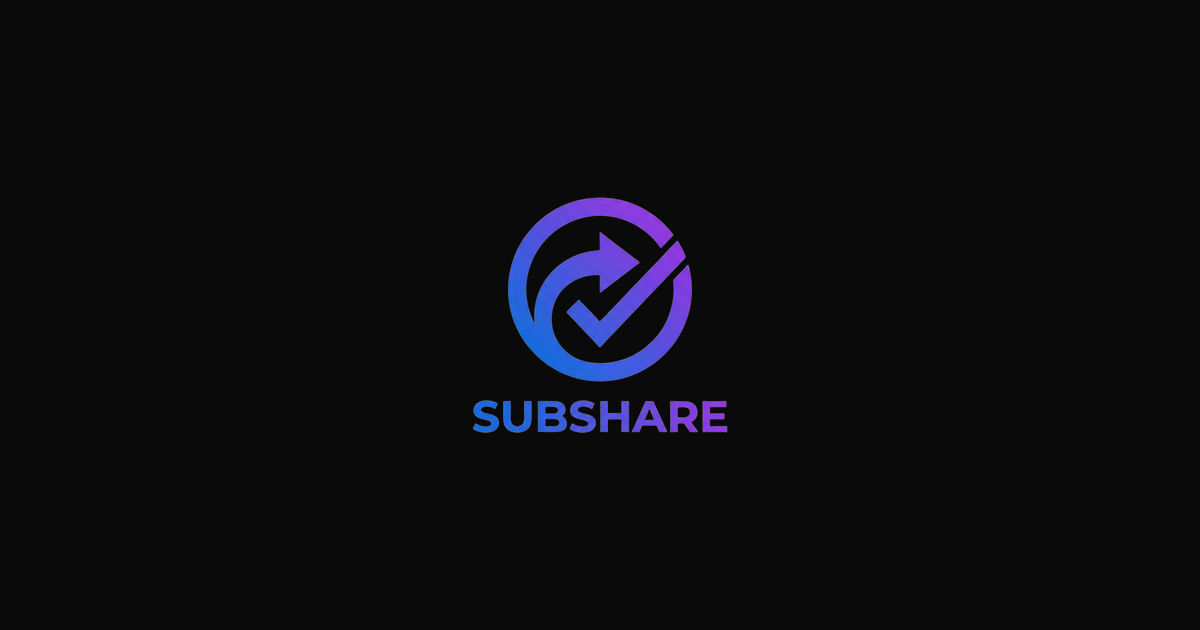 SubShare: Subscription Tracker visual
